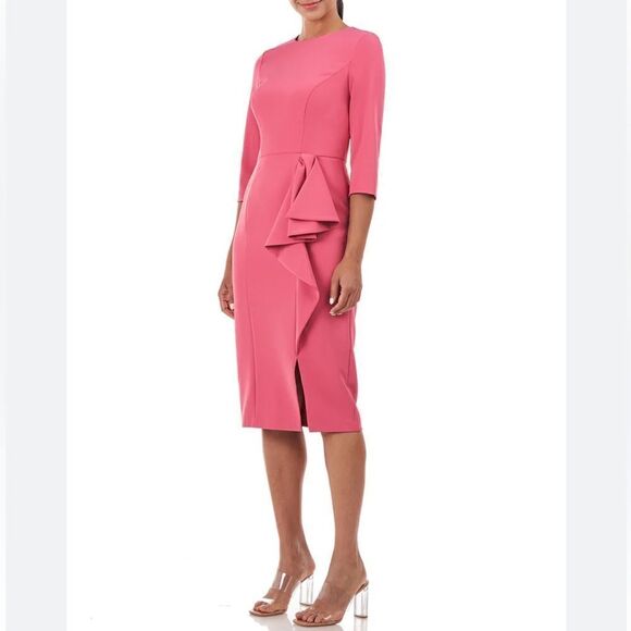 NWT Kay Unger LORETTA MIDI DRESS-G12 - Picture 1 of 6